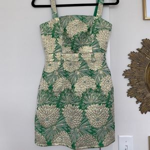 Lovers & Friends green mini dress